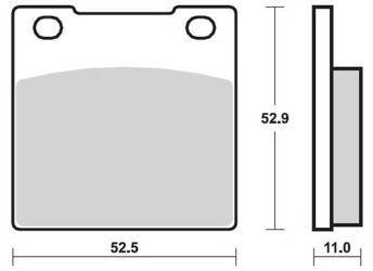 KLOCKI HAMULCOWE SBS 526 DCC