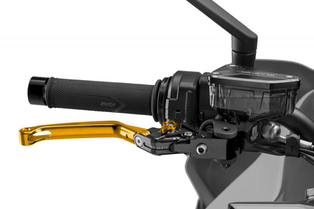 Regulowana dźwignia hamulca PUIG 4.0 EVO (z zawiasem, wymaga adaptera) Złoty (O) 4110OO