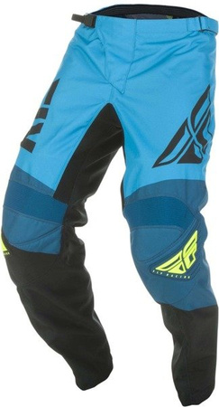 Spodnie FLY RACING F-16 Enduro Cross kolor Czarny/Fluo/Niebieski/Źółty 2019