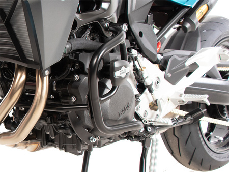 Engine protection bar black incl. protection pads for BMW F 900 R (2025-)