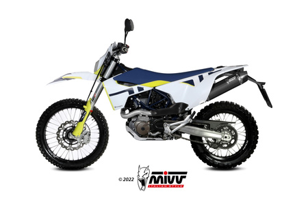 Mivv Tłumik końcowy STR-1 BLACK stal nierdzewna HUSQVARNA 701 ENDURO / SUPERMOTO 2021-2024