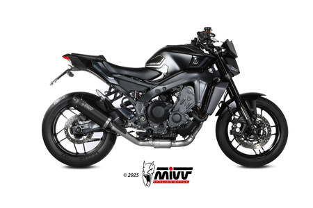 MIVV Układ Wydechowy AK-1 Inox Nero Yamaha MT-09 2024-2026