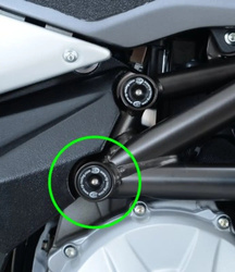 ZAŚLEPKA RAMY MV AGUSTA F5 675 / 800 / RIVALE 800 / DRAGSTER 800 PRAWA BLACK