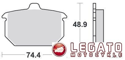 KLOCKI HAMULCOWE SBS 549 H
