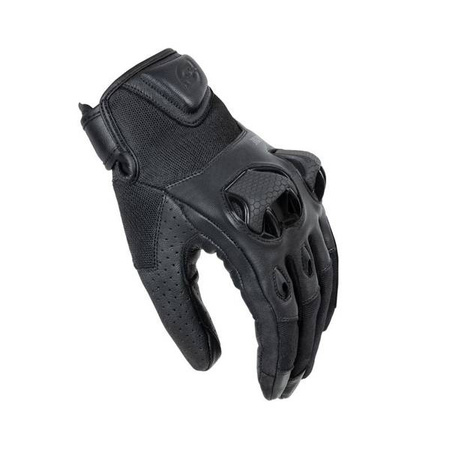 RĘKAWICE SKÓRZANO-TEKSTYLNE OZONE WAVE BLACK