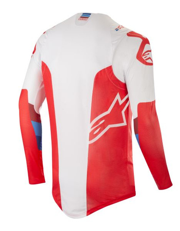 ALPINESTARS KOSZULKA OFFROAD MX SUPERTECH CZERWONY/BIAŁY