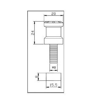 Rolki wahacza PUIG M8 (BMW S1000 / Honda / Kawasaki / Suzuki) Czerwony (R) 5923R