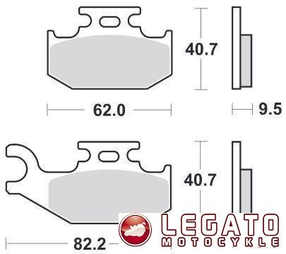 KLOCKI HAMULCOWE SBS 767 RSI