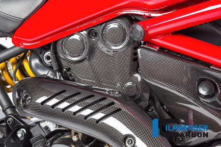 Osłona paska rozrządu górna - carbon połysk Ducati Monster 1200 / 1200 S (2014-2016) ILMBERGER ZAV.013.D12MG.K