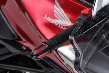 Końcówka kierownicy "TKM-2" czerwony / 2 szt