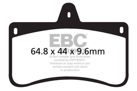 EBC Klocki kartingowe FA538S (1 kpl. na tarczę)