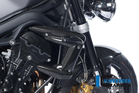 Osłona chłodnicy prawa - carbon Triumph Street Triple 675 ILMBERGER WKR.010.TRSTR.K
