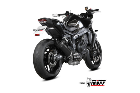 MIVV Układ Wydechowy AK-1 Inox Nero Yamaha MT-09 2024-2026