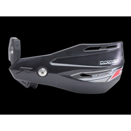 ZETA Handbary IMPACT X2 szalki/listki osłony dłoni czarne komplet MX ENDURO