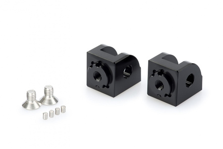 Mocowanie sportowych podnóżków PUIG 20237 (przód, do przesunięcia) Czarny (N) 20237N