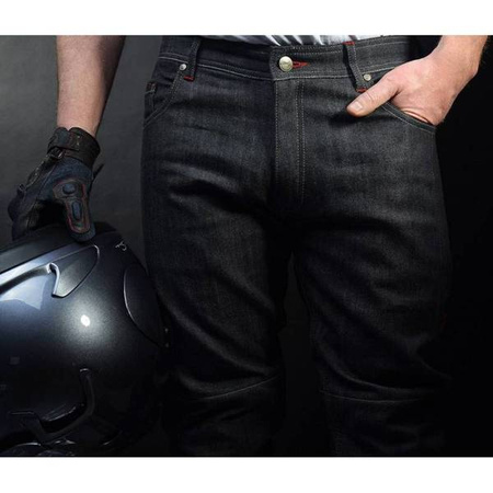 JEANSY MOTOCYKLOWE 4SR COOL BLACK