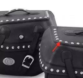 Decoratvie rivets for Hepco&Becker leather bags Buffalo custom and IVORY