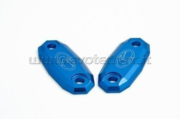 Zaślepki lusterek EVOTECH RC Honda niebieskie