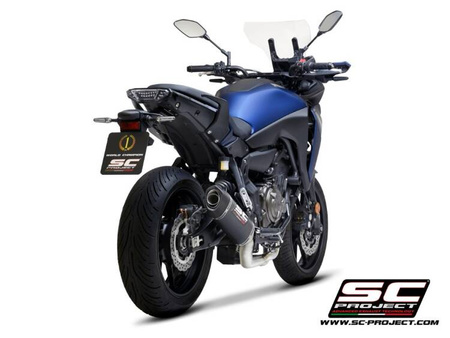 SC-Project układ wydechowy SC1-S carbon Yamaha TRACER 7 (2021 - 2024) - GT