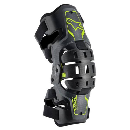 ORTEZA ALPINESTARS BIONIC 5S JUNIOR BLACK/ANTHRACITE/FLUO YELLOW