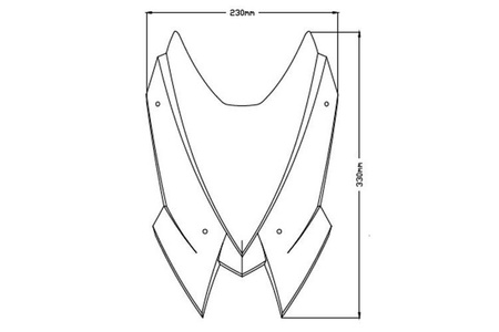 Owiewka PUIG do Kawasaki Z650 2020-2025 (Sport)