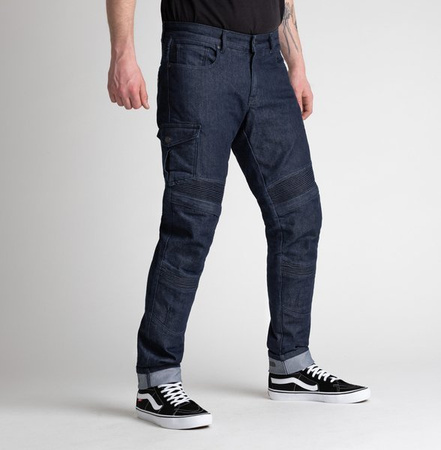  	Spodnie Jeansowe Broger Ohio Tapered Fit Raw Navy