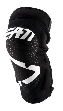 LEATT (2020) NAKOLANNIKI OCHRANIACZE KOLAN 3DF 5.0 ZIP KNEE GUARD BLACK KOLOR CZARNY/BIAŁY