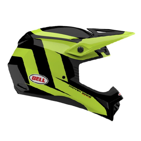 KASK MOTOCYKLOWY BELL MX-10 MIPS TALON YELLOW BLACK