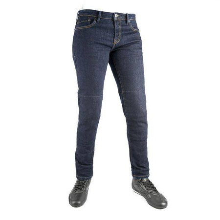 Spodnie jeans OXFORD LADIES SLIM JEANS CE AA RINSE WASH kolor granatowy