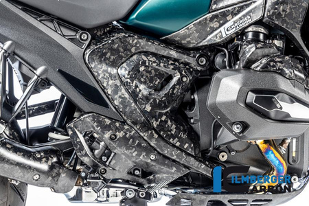 Osłona ramy prawa - matt black diamond carbon BMW R 1300 GS (od 2023) ILMBERGER BM.RAR.014.R23GS