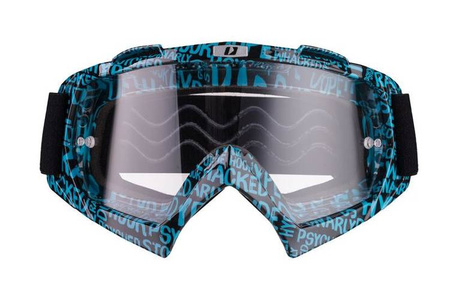 GOGLE IMX MUD GRAPHIC BLUE/BLACK - SZYBA CLEAR (1 SZYBA W ZESTAWIE)