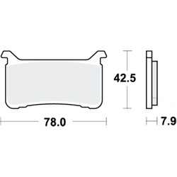 KLOCKI HAMULCOWE TRW MCB893CRQ