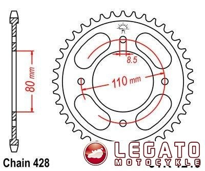 ZĘBATKA NAPĘDOWA JT TYŁ
