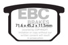 EBC Klocki hamulcowe FA065 (kpl. na 1 tarcze)