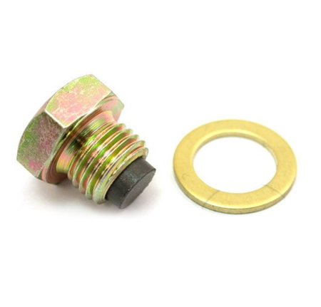 MAGNETYCZNA ŚRUBA SPUSTU OLEJU JMP M12X1,5 Z USZCZELKĄ MIEDZIANĄ