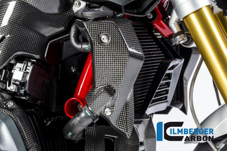 Osłona chłodnicy wodnej prawa – carbon BMW R 1200 R (LC) od 2015 ILMBERGER WKR.009.R12RL.K