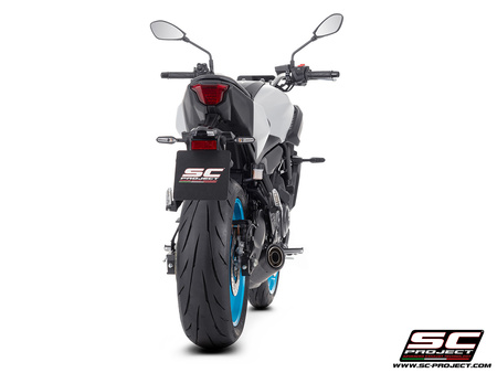 SC PROJECT Układ Wydechowy S1 Matt Black Yamaha MT-07 2025-2026