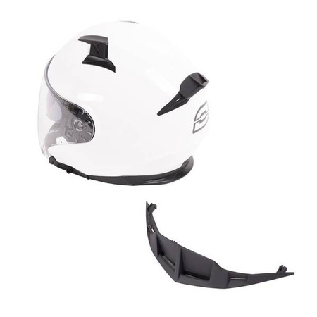 KASK OZONE OPEN FACE SQUARE WHITE