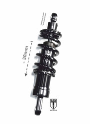 BLACK-T lowering shock (-30mm) Stage2 for INDIAN FTR 1200 / FTR 1200 S (2019-2021)