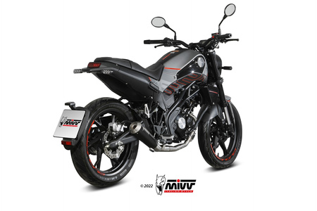 Mivv Układ wydechowy X-M1 BLACK stal nierdzewna BENELLI LEONCINO 125 2022-2024