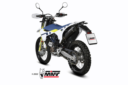 Mivv Tłumik końcowy STR-1 BLACK stal nierdzewna HUSQVARNA 701 ENDURO / SUPERMOTO 2021-2024