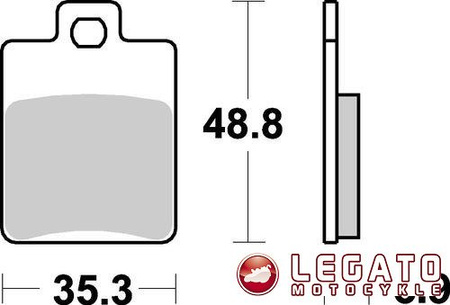 KLOCKI HAMULCOWE SBS 142 HF