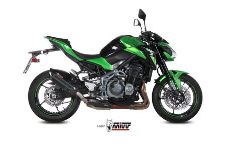 Mivv Tłumik końcowy SUONO BLACK stal nierdzewna KAWASAKI Z900 A2 (35 KW / 70 KW) 2017-2025