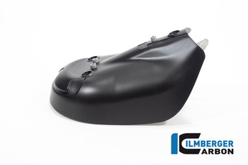 Osłona wydechu matowa Ducati Streetfighter V2 (od 2022) - czarna ILMBERGER AHS.107.V2SFM.K