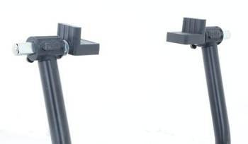 GUMOWE UCHWYTY DO PODNOŚNIKA RG RACING ZESTAW SILVER/BLACK