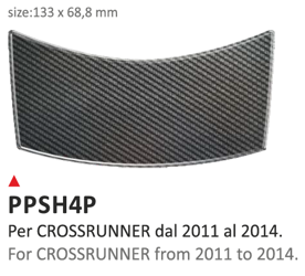 ONEDESIGN Naklejka na półkę kierownicy Honda Crossrunner 2011/2014