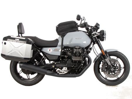 Side carrier permanent mounted black for Moto Guzzi V7 Stone (2025-)