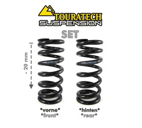 Replacement springs Height lowering kit -20mm, for BMW R1200GS Adventure (LC) / R1250GS Adventure from 2014 "Original shocks with BMW Dynamic ESA"