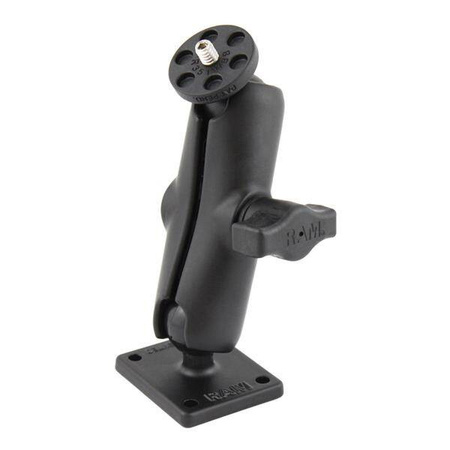RAM® Double Ball Mount z płytką AMPS i adapterem kamery sportowej 1/4"-20