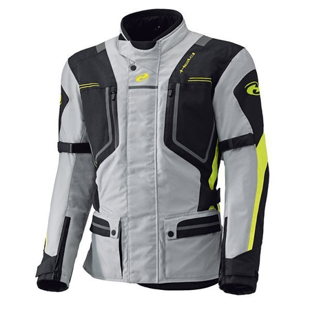 Motocyklowa Kurtka Tekstylna Held Zorro Grey/Fluo Yellow